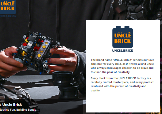 UNCLE BRICK Company Values